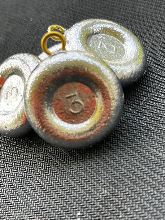 River Coin “Disk” Sinkers - Sinking Business Sinker Co.