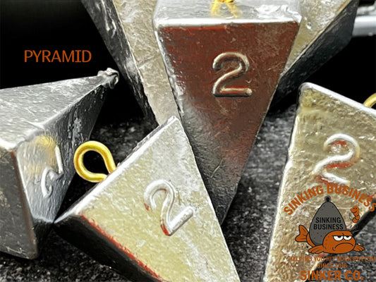 Pyramid sinker - Sinking business sinker co.